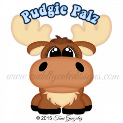 Pudgie Palz Moose | clipart | Pinterest | Moose