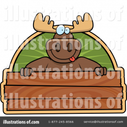 Moose Clipart #218475 - Illustration by Cory Thoman