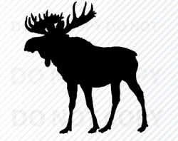 Vector moose clipart | Etsy