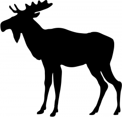 Image of moose clipart 9 clip art silhouette free - ClipartPost