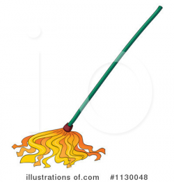 Mop Clipart #1130048 - Illustration by Graphics RF