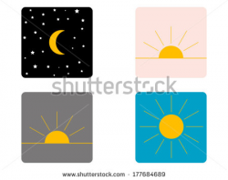 Morning afternoon evening clipart 3 » Clipart Station