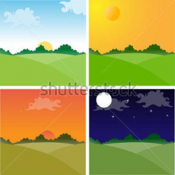 Morning afternoon evening clipart 7 » Clipart Station