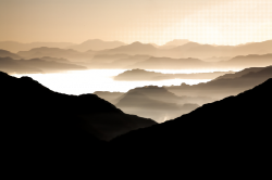 Clipart - Surreal Misty Valley