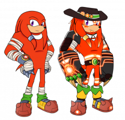 SB2 Knuckles and Knuckles Ancient by SPJ-artredesign | Sonic | Pinterest