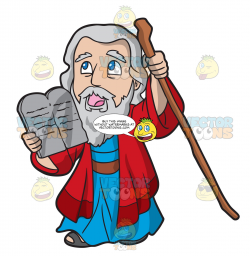 Moses Holding The Ten Commandments