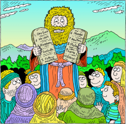 Image: Moses and the 10 Commandments | Deuteronomy Clip Art ...