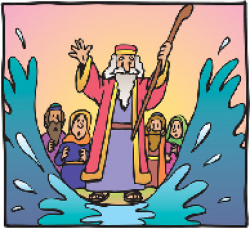 Colouring Pages of Moses