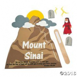 Image result for moses climbs mount sinai clipart | primary ...