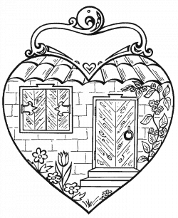 My Heart is Christ's Home (front of craft) | Sunday School Crafts ...