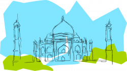 Clipart - India The Taj Mahal