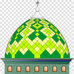 Green and beige dome mosque , Dome Dian Al-Mahri Mosque ...