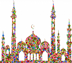 Chromatic Hex Grid Mosque Silhouette 2 Icons PNG - Free PNG and ...