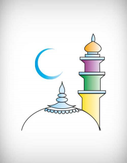 mosque, minar, islam, islamic, vector, ramadan, istanbul ...