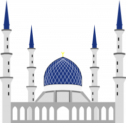 Clipart - Sultan Salahuddin Abdul Aziz Shah Mosque, Shah Alam (simple)