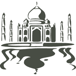 Stickers Taj Mahal - Art & Stick