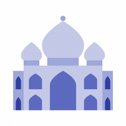 Taj Mahal Icon - free download, PNG and vector