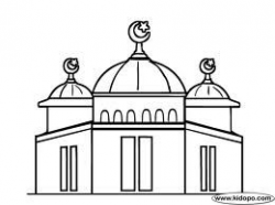 mosque drawing - Google Search | Drawing ideas di 2019