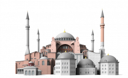 Hagia Sophia Sultan Ahmed Mosque Fall of Constantinople Clip art ...