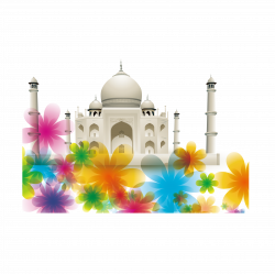 Taj Mahal Monument Royalty-free Illustration - Cartoon Castle ...