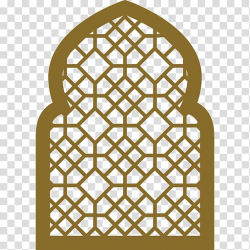 Brown window illustration, Mosque Islamic architecture ...