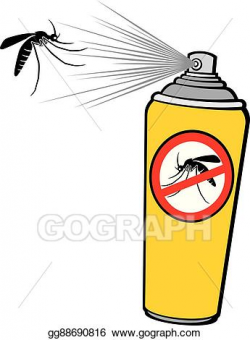 EPS Illustration - Anti mosquito spray (repellent can ...