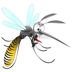 Funny Scaring #Cartoon #Mosquito! © Bluedarkat | Mosquito ...