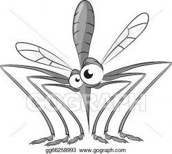 Vector Art - Cartoon mosquito. Clipart Drawing gg66258993 ...