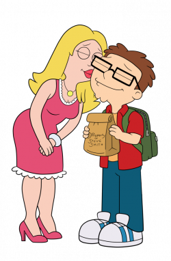 American Dad! - Francine Kissing Steve by Terrance-Hearts-Art on ...