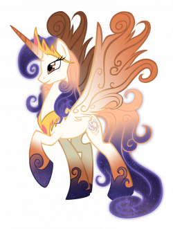 Queen Galaxia, mother of celestia and luna by auveiss on DeviantArt