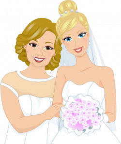 Bridegroom Mother Clip art - Bride and bridesmaid 840*1000 ...