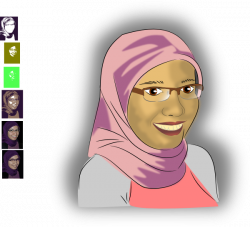 Hijab Clip Art at Clker.com - vector clip art online, royalty free ...