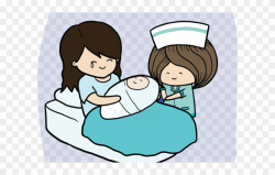 Birth Clipart Mom Newborn - Clip Art - Png Download ...
