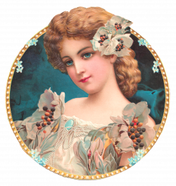 Victorian Woman Clip Art | Free Antique Victorian Graphic: Beautiful ...