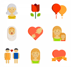 Mothers day Icons - 223 free vector icons
