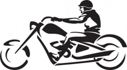 Abstract Chopper Motorcycle Ride premium clipart ...