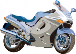 Clipart - Detailed Motorcycle