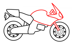 Drawing a cartoon motorcycle | Graphics and Drawing Ideas en ...