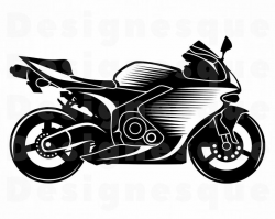 Motorcycle #12 SVG, Motorcycle SVG, Motor Bike Svg, Motorcycle Clipart,  Motorcycle Files for Cricut, Cut Files For Silhouette, Dxf, Png, Eps