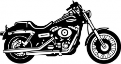 Motorcycle black and white harley davidson motorcycle ...