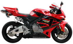 Red Honda Motorcycle transparent PNG - StickPNG