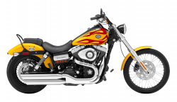 Red Yellow Harley Davidson Motorcycle PNG - PHOTOS PNG