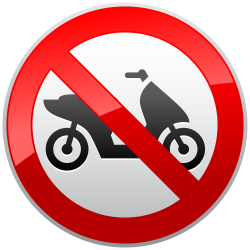 No Motorcycles Sign PNG Clip Art - Best WEB Clipart