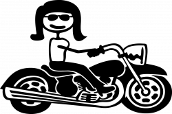 MOTORCYCLE STICK Dad Father Daddy Adult STICKER DECAL CAR WIN [md ...