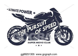 Vector Stock - Sport superbike motorcycle. Clipart ...