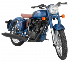 Royal Enfield Classic 500 Squadron Blue Motorcycle Bike PNG Image ...
