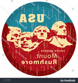Mount Rushmore Clipart Vector | lamaison