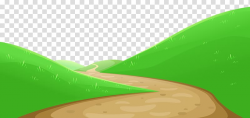 Green Design Graphics , Valley with Pathway , mountain ...
