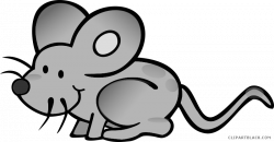 Grayscale Mouse Clipart - ClipartBlack.com