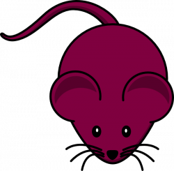 Maroon Mouse Graphic Clip Art at Clker.com - vector clip art online ...